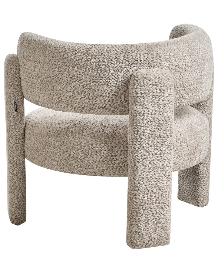 Armchair Chenille Light Beige