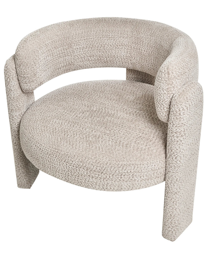 Armchair Chenille Light Beige