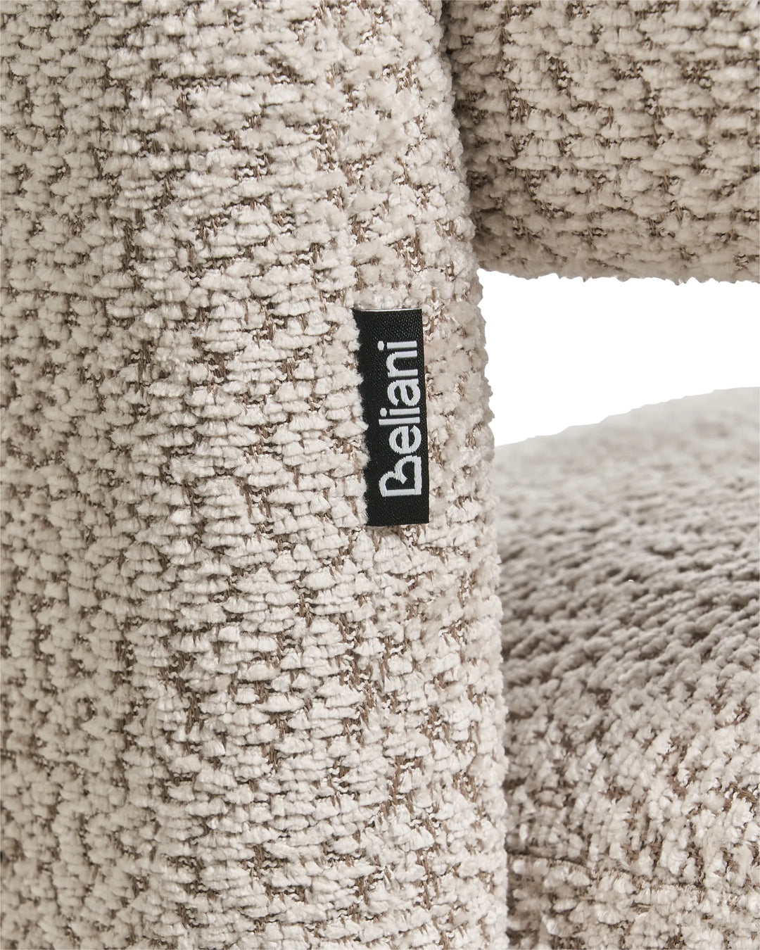 Armchair Chenille Light Beige