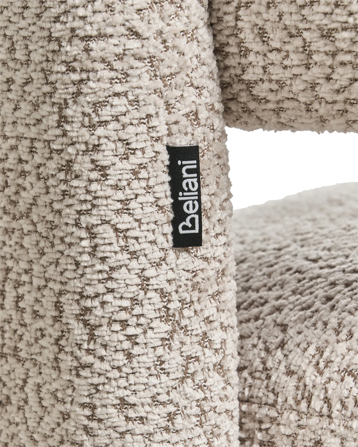 Armchair Chenille Light Beige