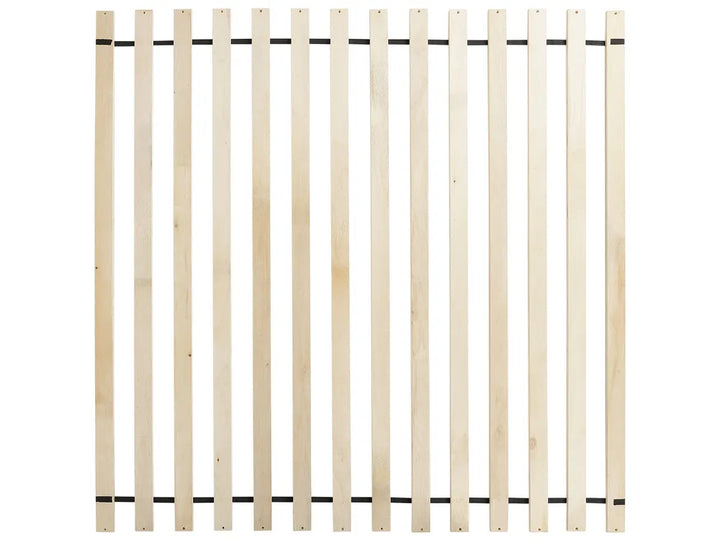 Bed Rattan 180 x 200 cm (EU Super King) Light Brown Leila