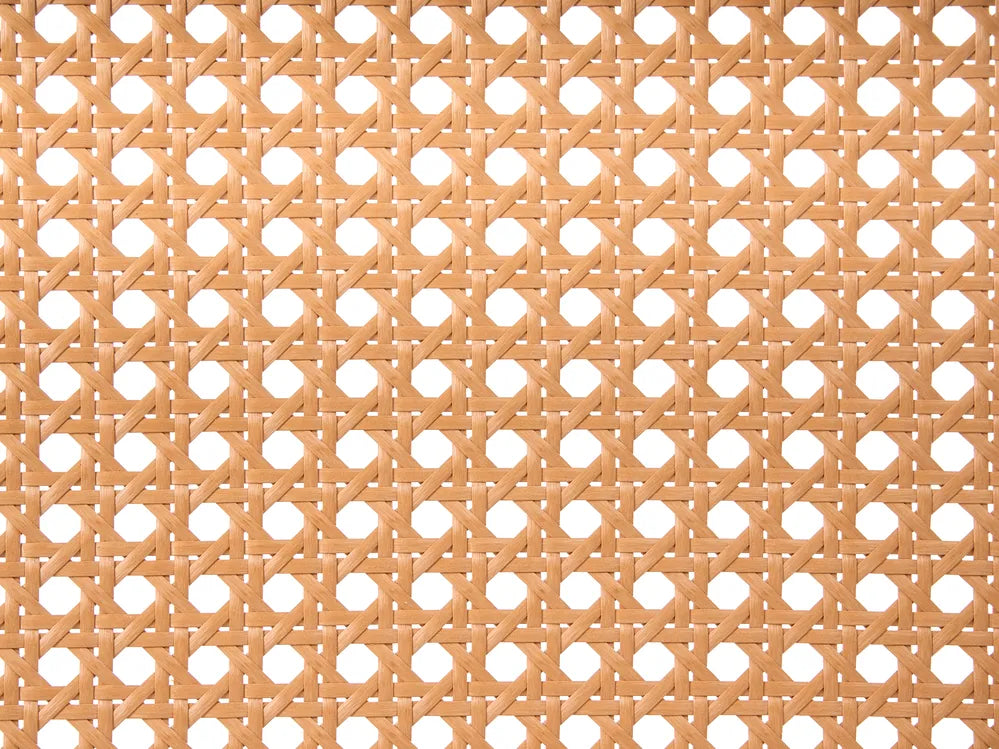 Bed Rattan 180 x 200 cm (EU Super King) Light Brown Leila