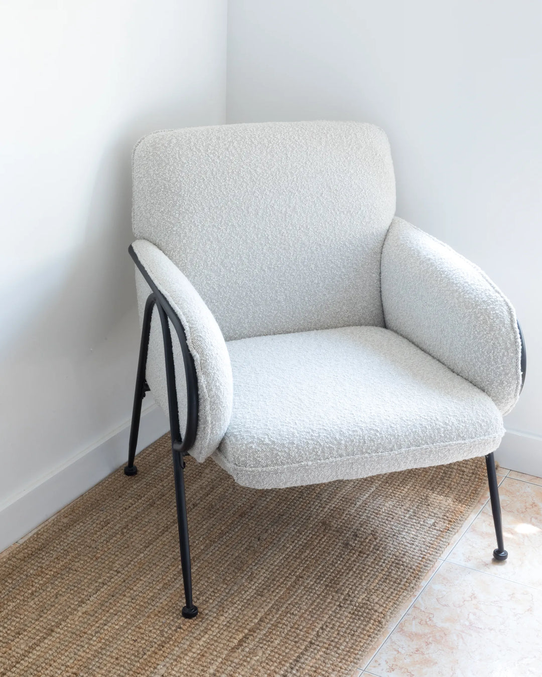 Trysnes Armchair Fabric Light Beige