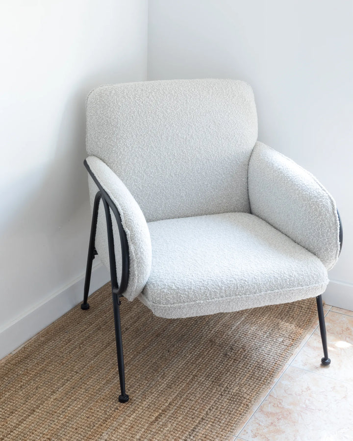 Trysnes Armchair Fabric Light Beige