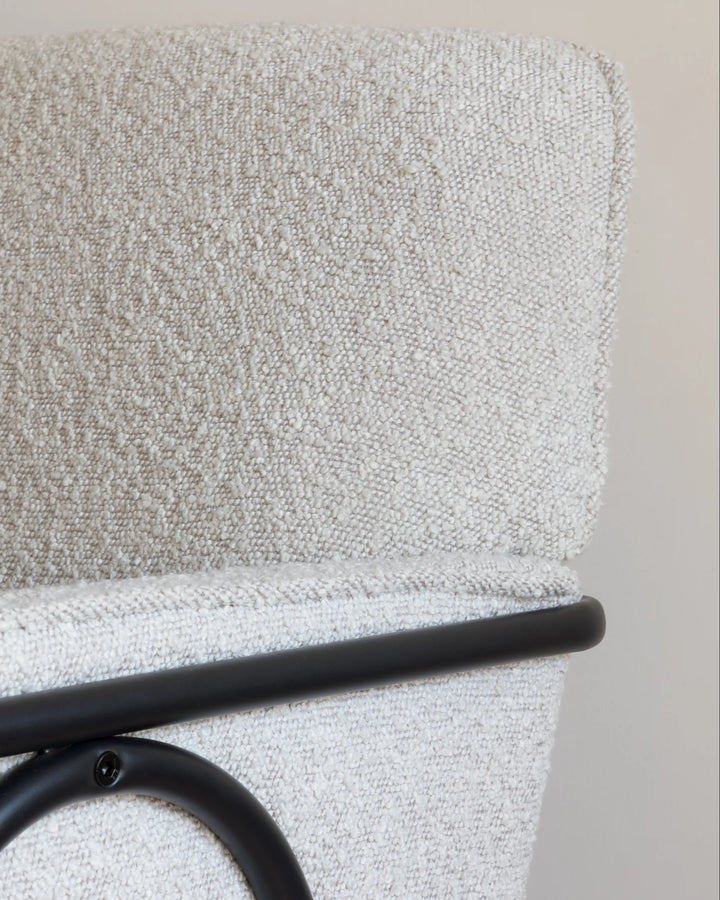 Trysnes Armchair Fabric Light Beige