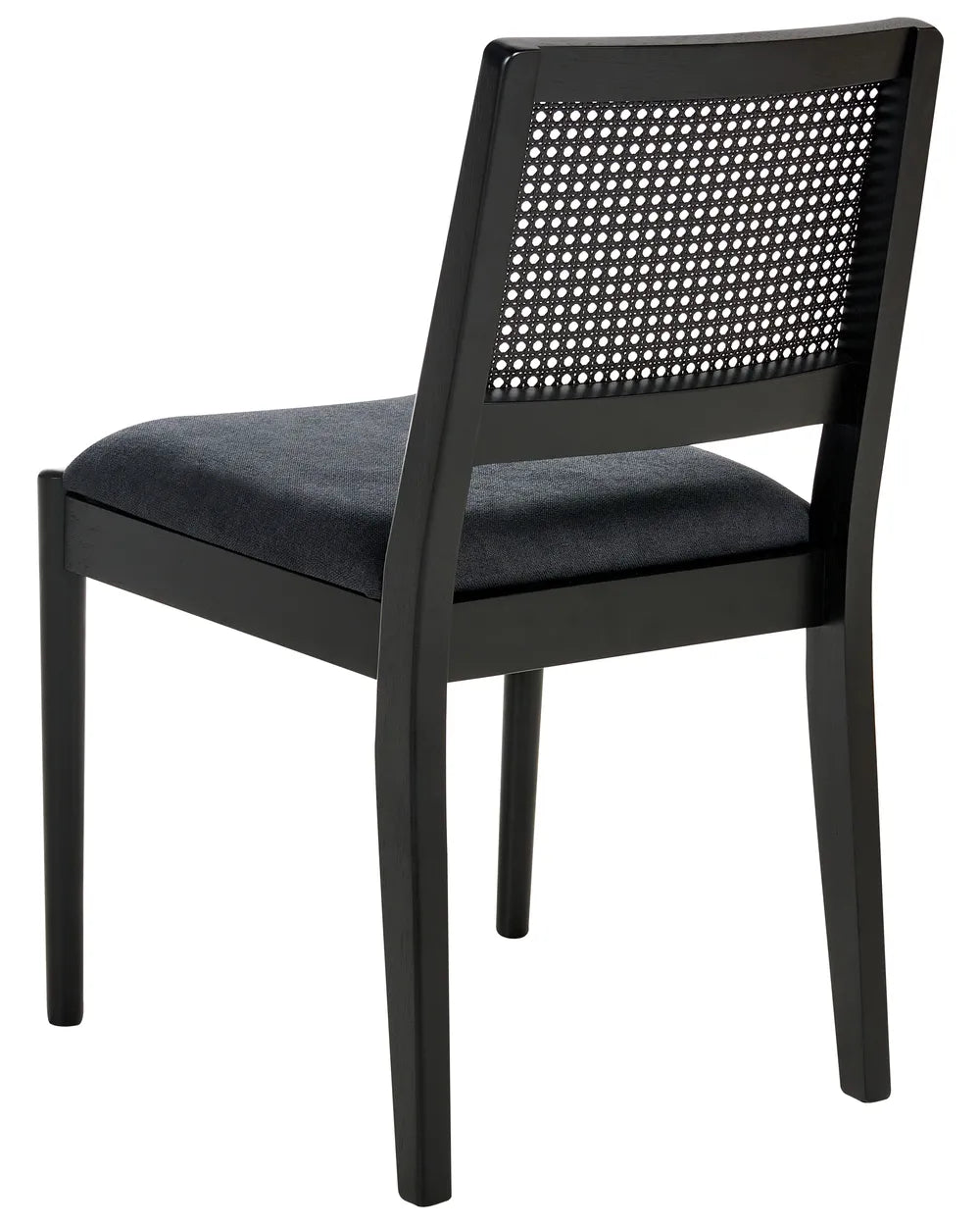 Set of 2 Dining Chairs Wood Black Pip