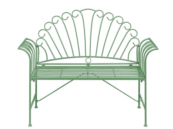 Bistro Set Metal Green Jeff