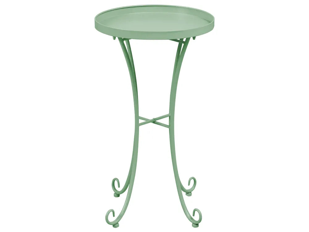 Bistro Set Metal Green Jeff