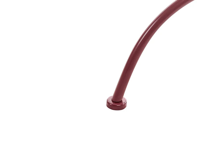 Bistro Set Metal Burgundy Cyrus
