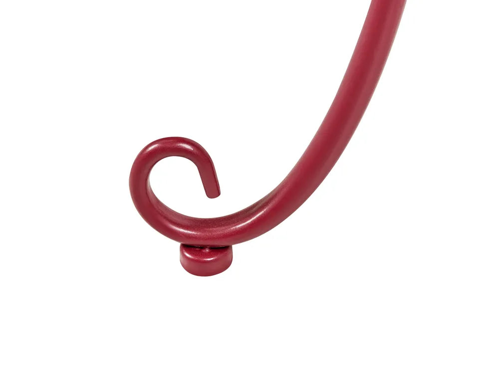 Bistro Set Metal Burgundy Jeff
