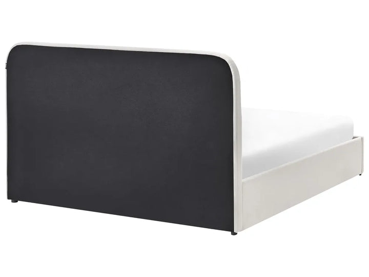 Ottoman Bed Fabric 140 x 200 cm (EU Double) Off-White Fallon
