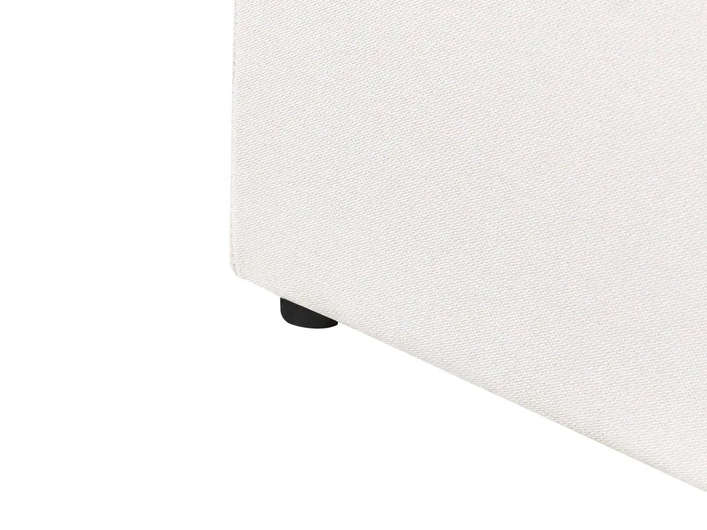 Ottoman Bed Fabric 140 x 200 cm (EU Double) Off-White Fallon