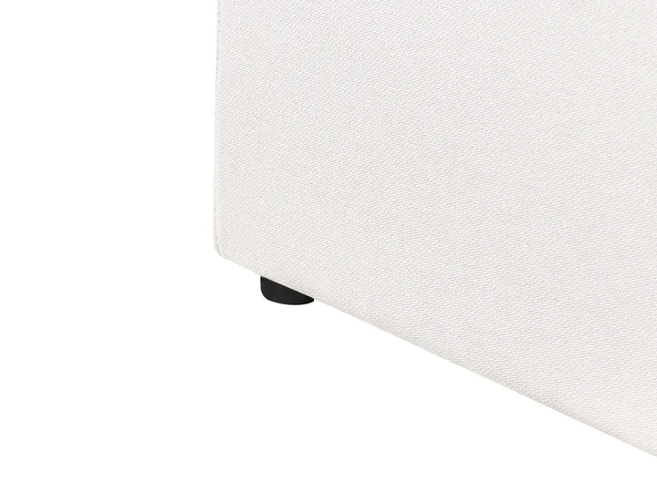 Ottoman Bed Fabric 140 x 200 cm (EU Double) Off-White Fallon