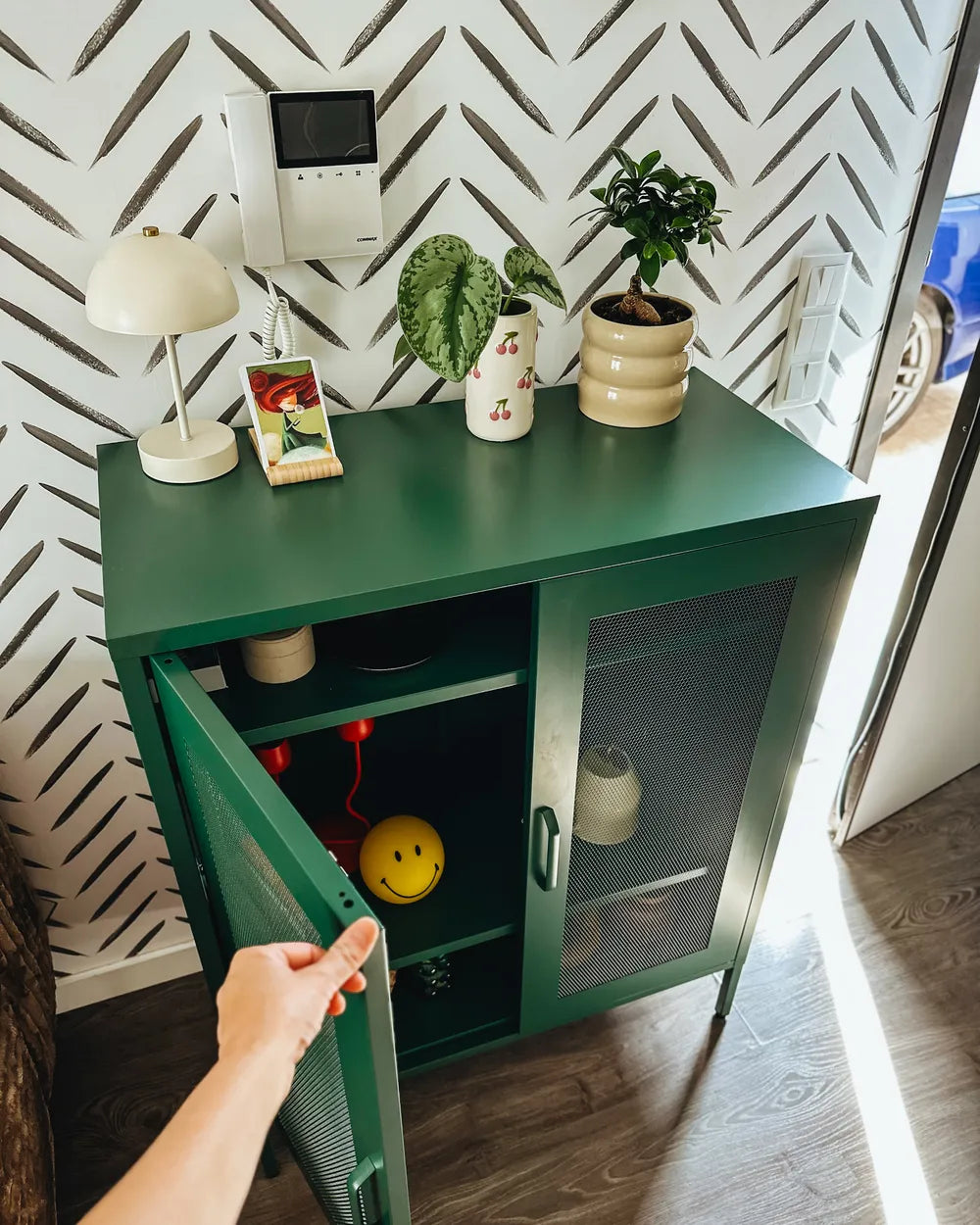 Cabinet Metal Green Justine