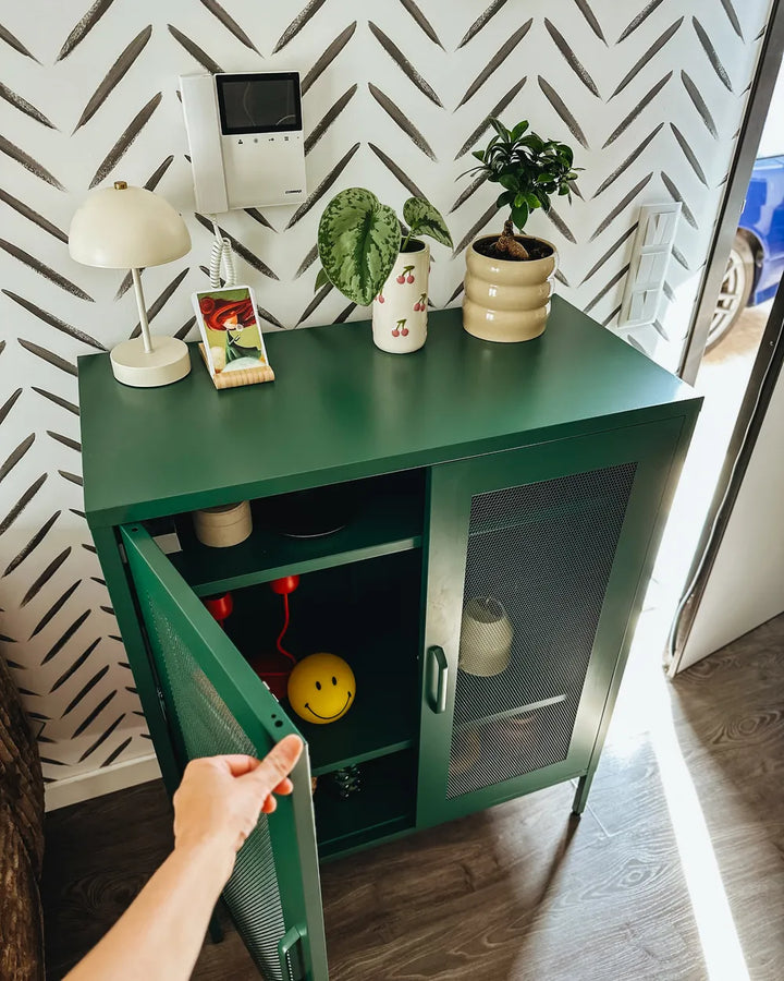 Cabinet Metal Green Justine