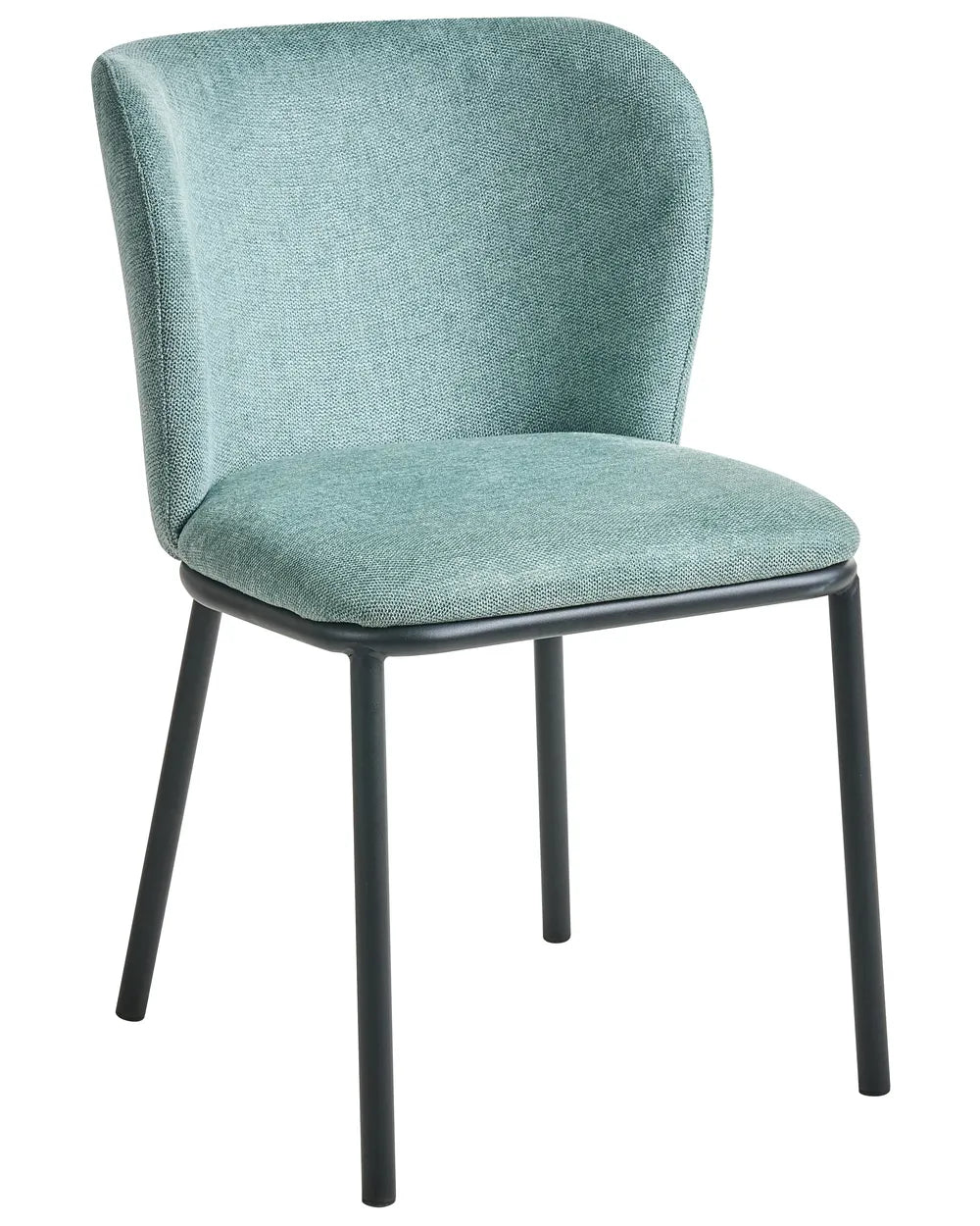 Set of 2 Dining Chairs Fabric Mint Green Rae