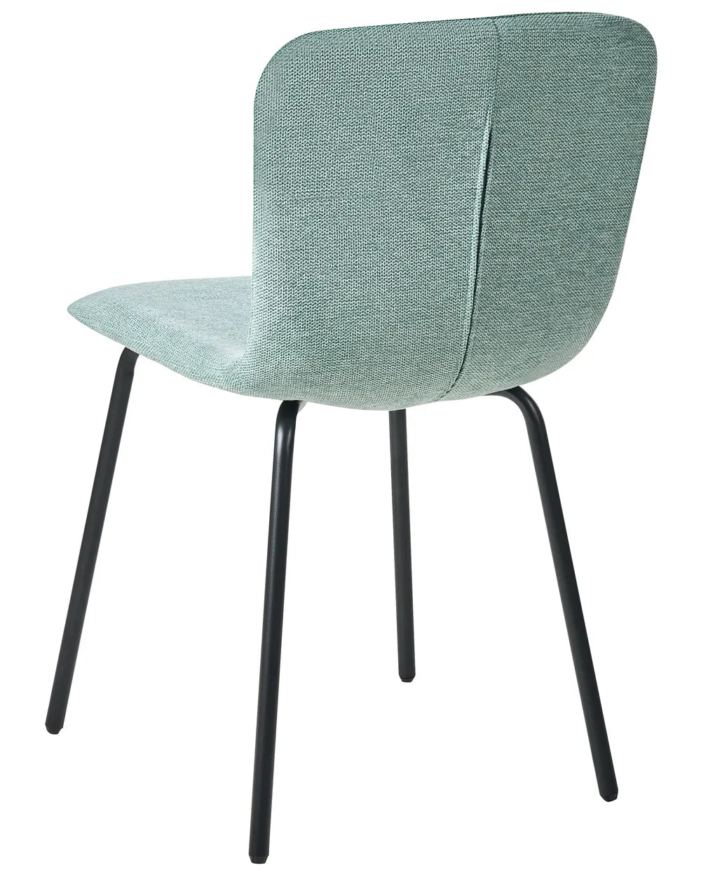 Set of 4 Dining Chairs Fabric Mint Green Mica
