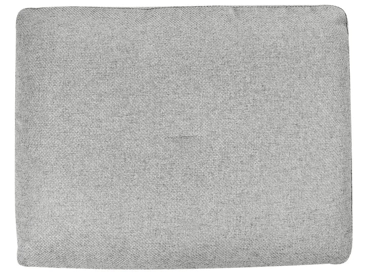 Chaise Longue Faux Linen Grey Yvera