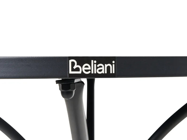 Bistro Set Folding Metal Black Celine