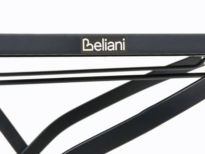 Bistro Set Folding Metal Black Celine