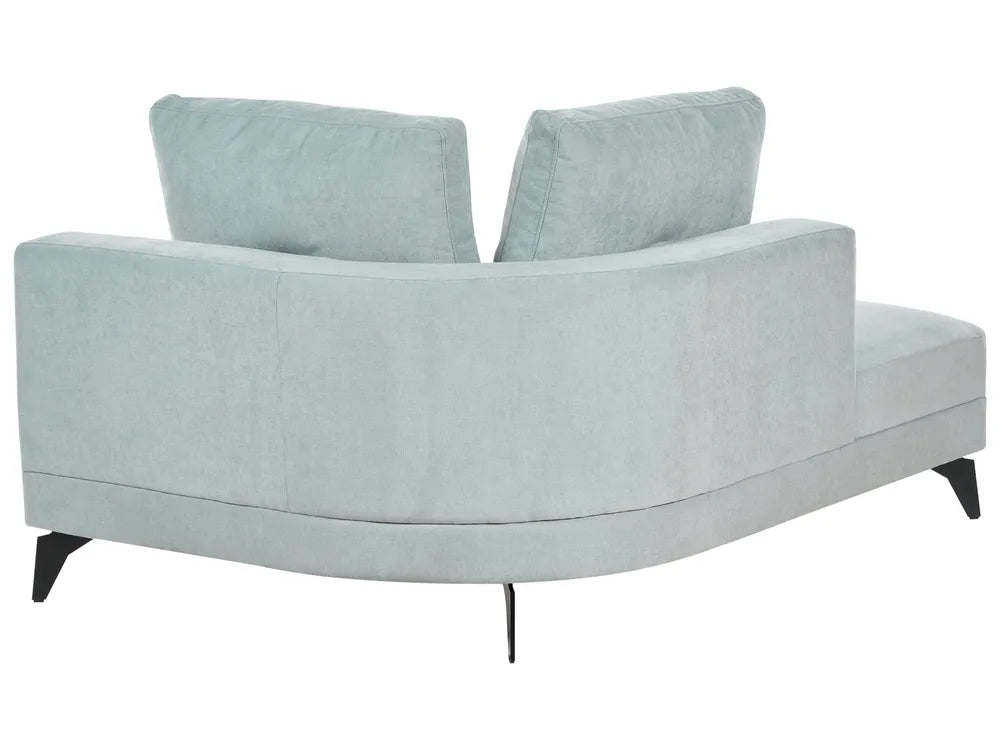 Chaise Longue Chenille Light Blue Yvera