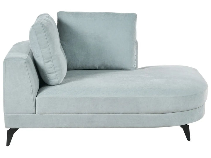 Chaise Longue Chenille Light Blue Yvera