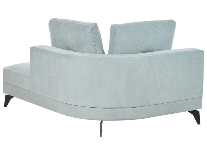 Chaise Longue Chenille Light Blue Yvera