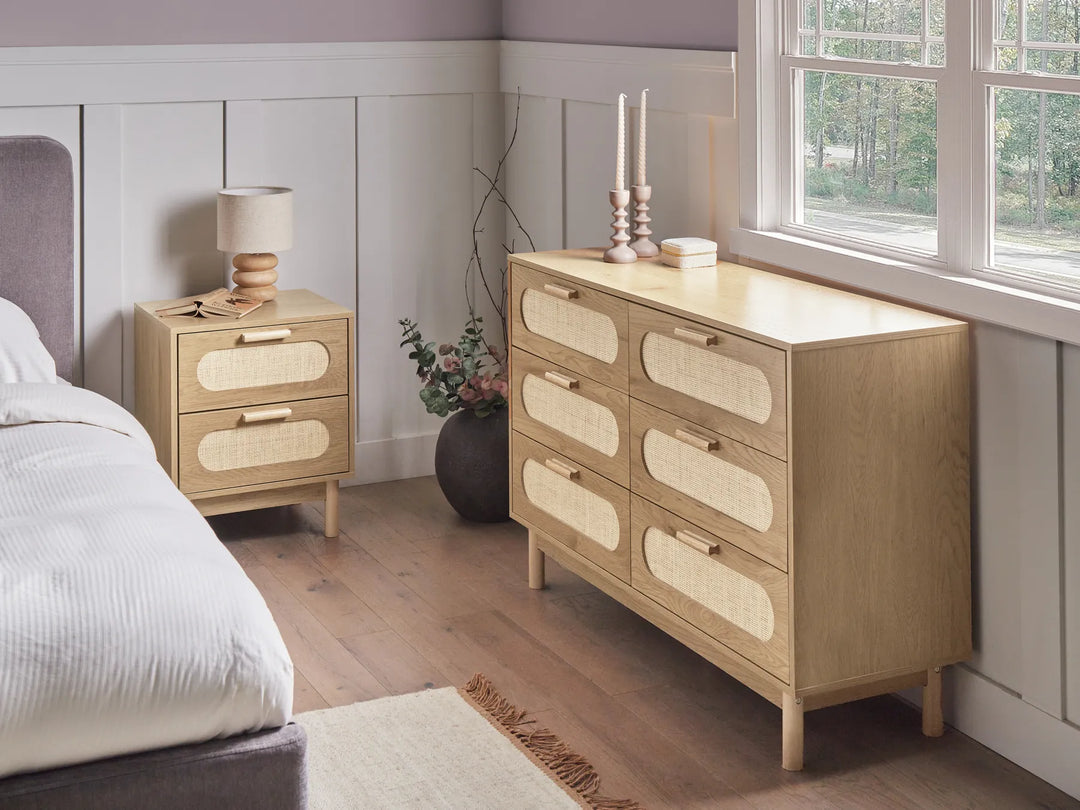 6 Drawer Chest Light Brown Alpen | Functional and Capacious