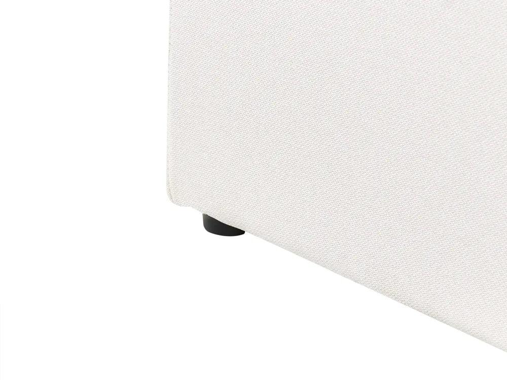 Ottoman Bed Fabric 180 x 200 cm (EU Super King) Off-White Fallon