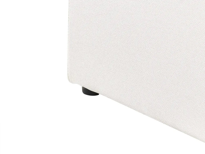 Ottoman Bed Fabric 180 x 200 cm (EU Super King) Off-White Fallon