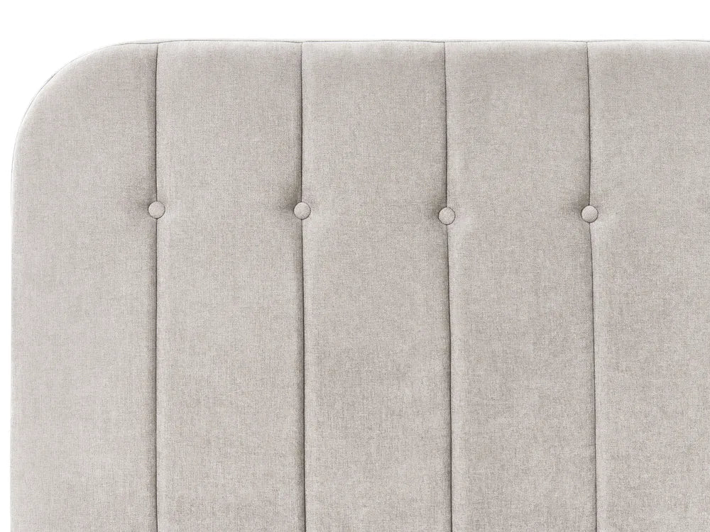 Ottoman Bed Chenille 140 x 200 cm (EU Double) Taupe Fallon