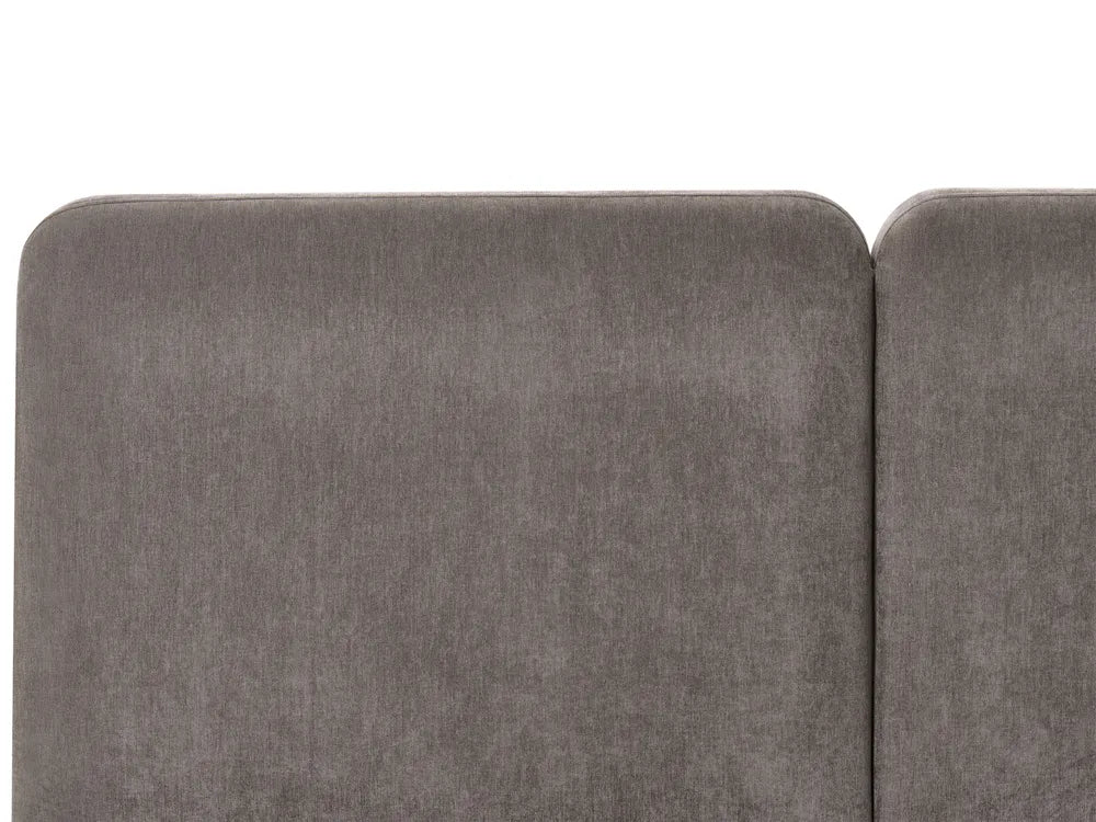 Ottoman Bed Chenille 140 x 200 cm (EU Double) Taupe Myra