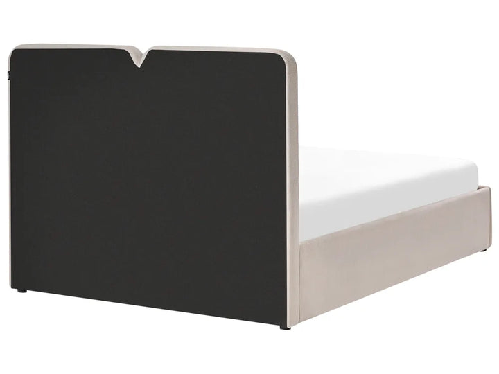 Ottoman Bed Fabric 140 x 200 cm (EU Double) Beige Myra