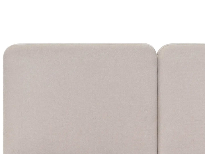Ottoman Bed Fabric 140 x 200 cm (EU Double) Beige Myra