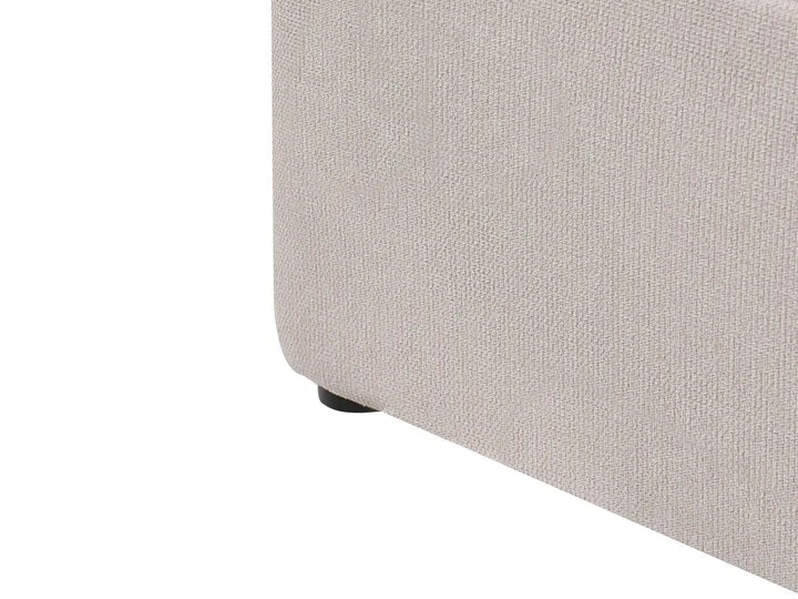 Ottoman Bed Fabric 140 x 200 cm (EU Double) Beige Myra