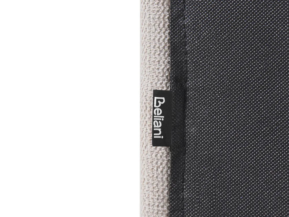 Ottoman Bed Fabric 140 x 200 cm (EU Double) Beige Myra
