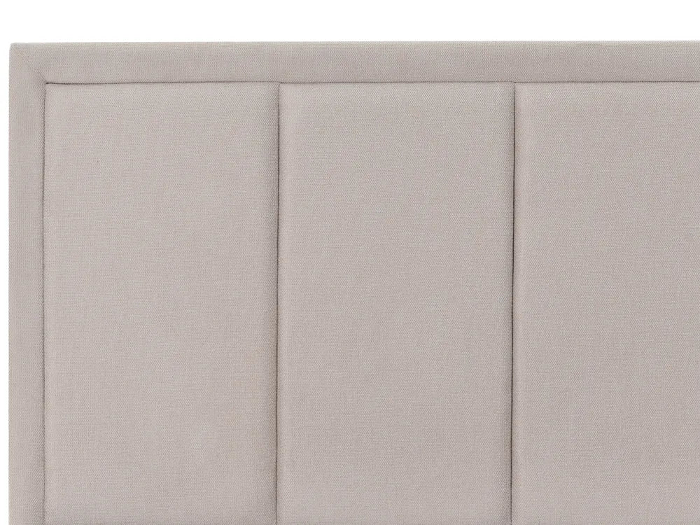 Ottoman Bed Fabric 140 x 200 cm (EU Double) Taupe Chandler
