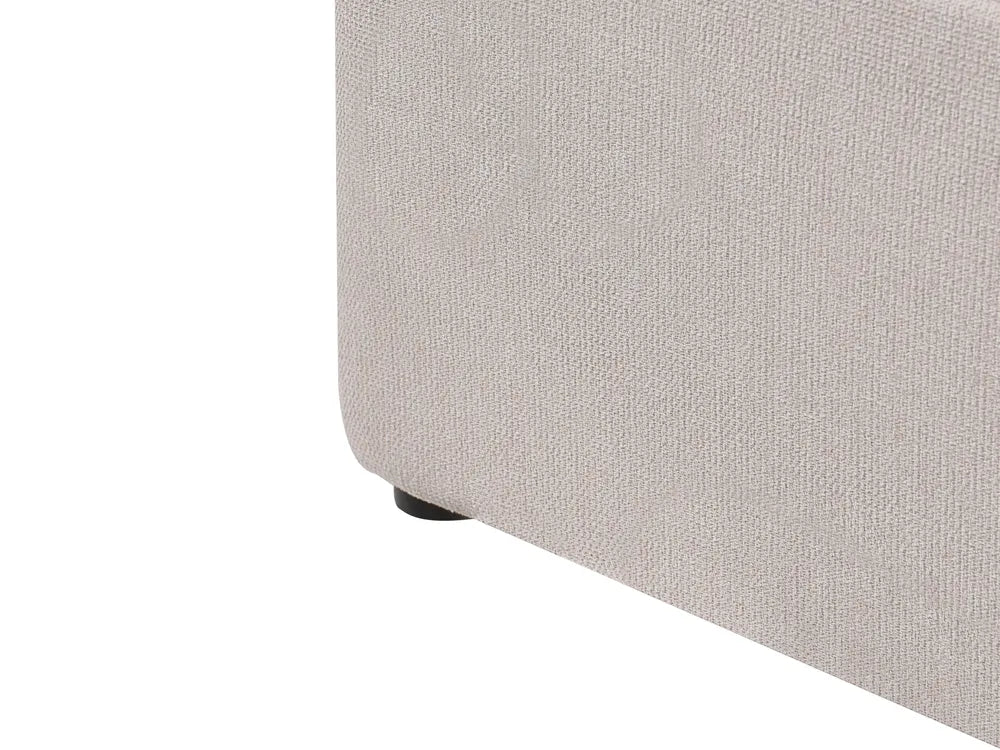 Ottoman Bed Fabric 140 x 200 cm (EU Double) Taupe Chandler