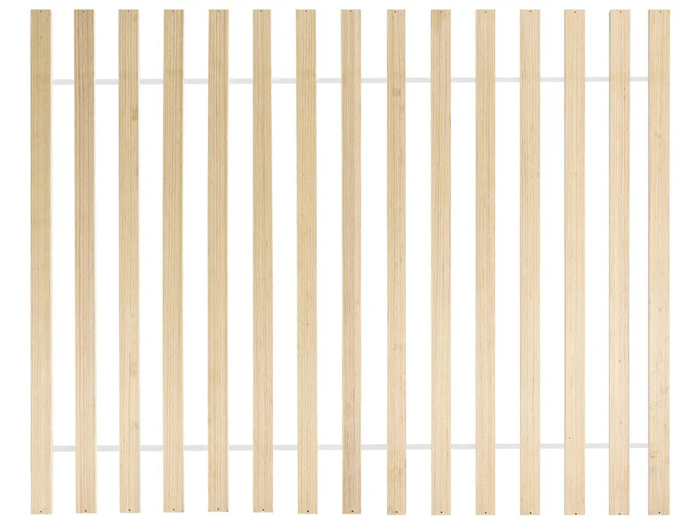 Bed with Storage Drawers without Headboard 140 x 200 cm (EU Double) White Zoro
