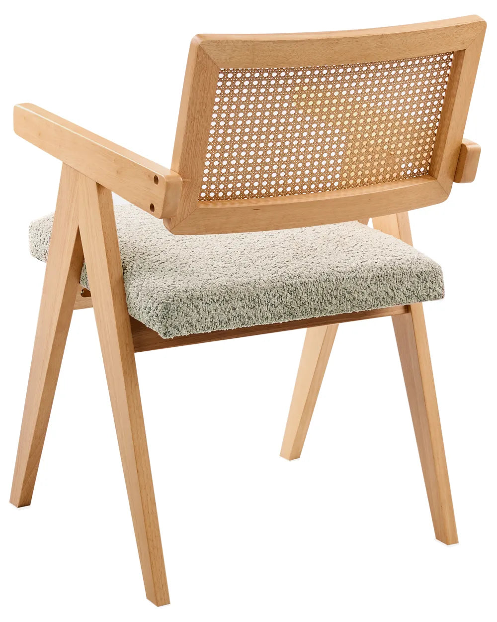 Set of 2 Dining Chairs Wood Light Brown/ Taupe Bernie