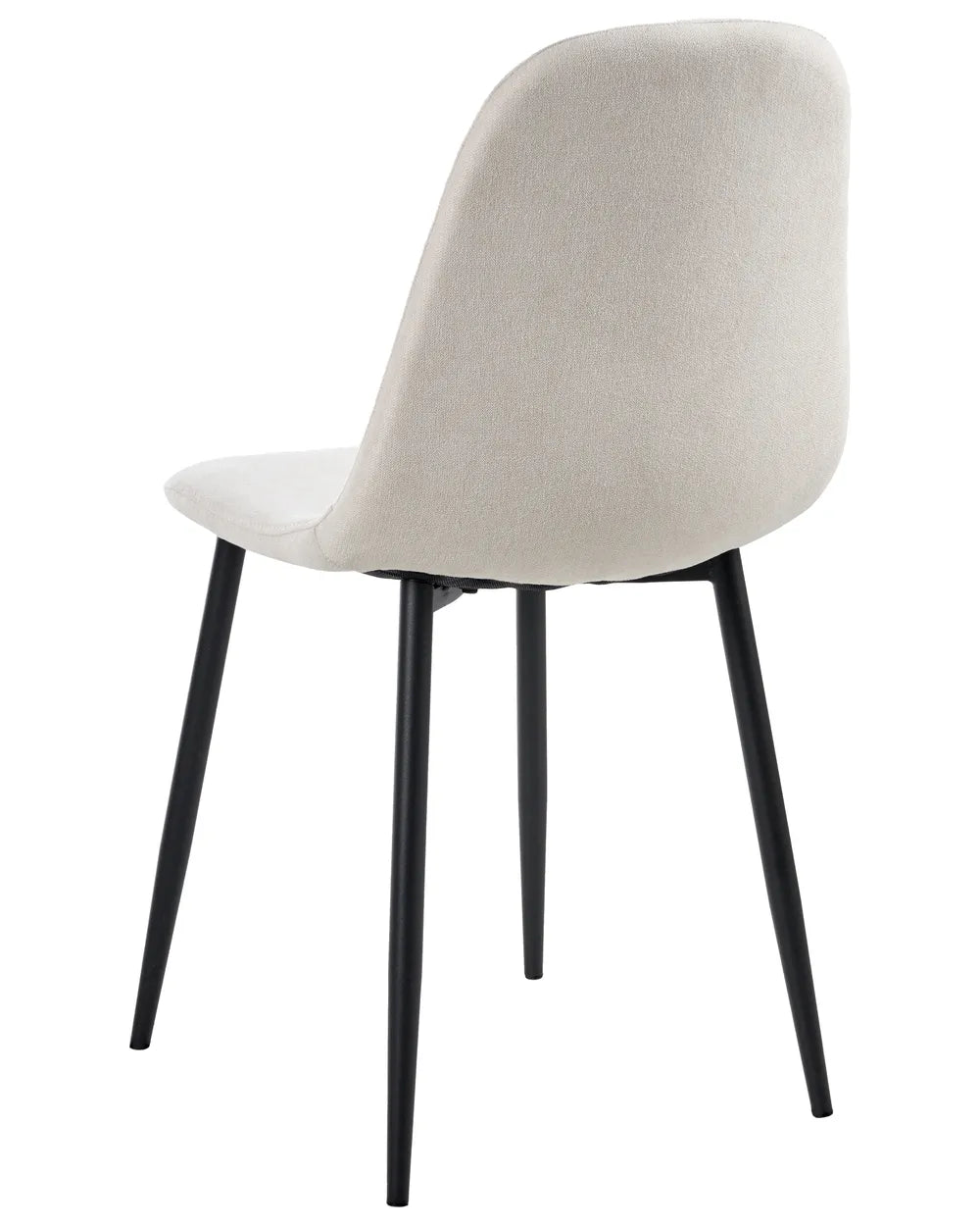 Set of 4 Dining Chairs Fabric Light Beige Tret