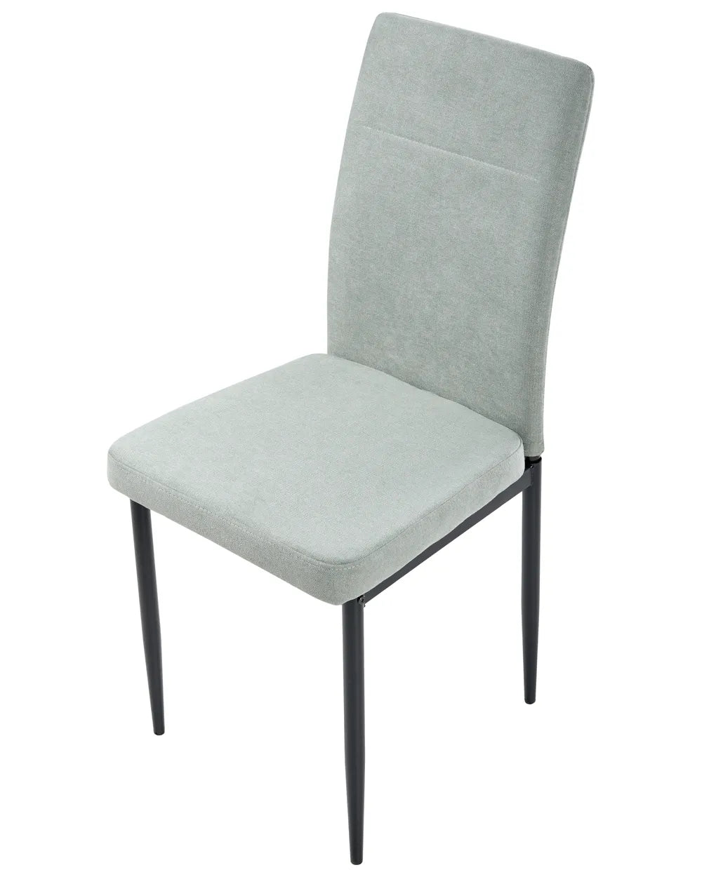 Set of 4 Dining Chairs Fabric Light Green Bree