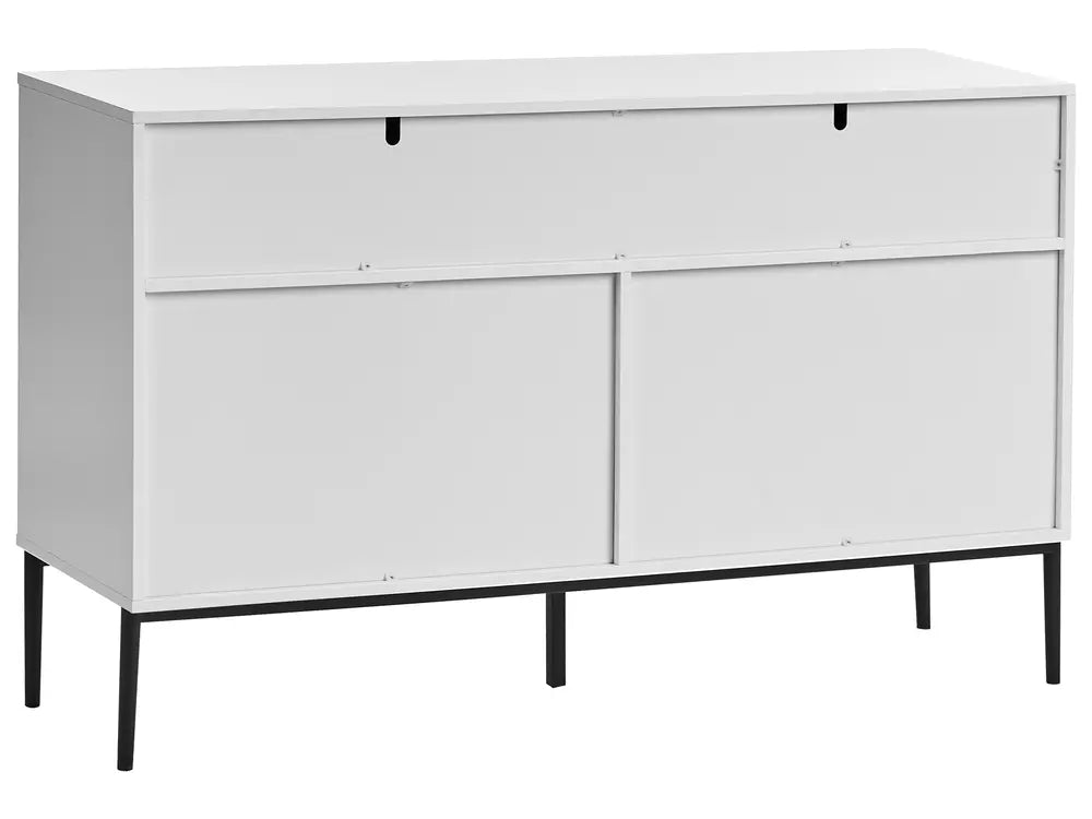7 Drawer Chest White Ample Space for Storage Arvello
