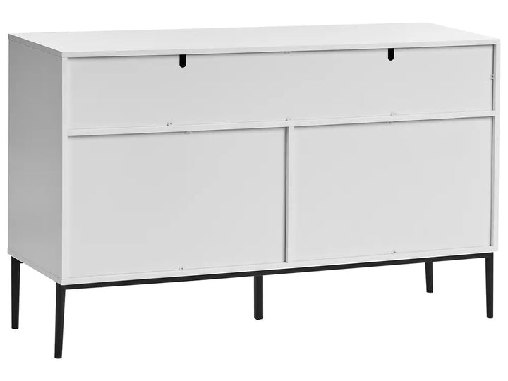 7 Drawer Chest White Ample Space for Storage Arvello