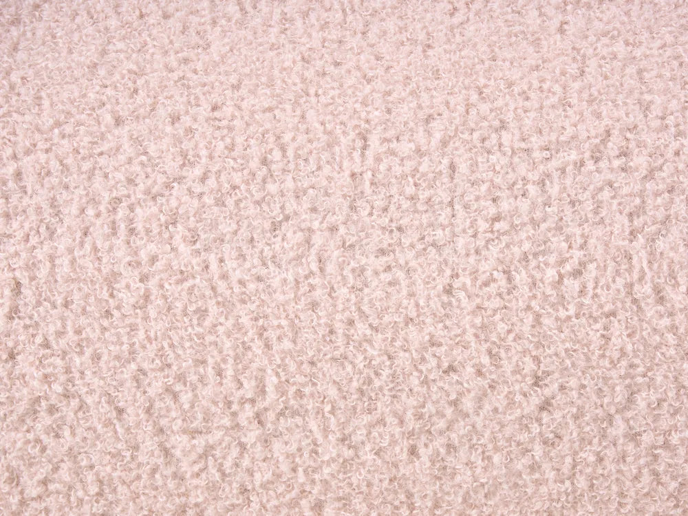 Ottoman Bed Boucle 90 x 200 cm (EU Single) Pink Lorelai