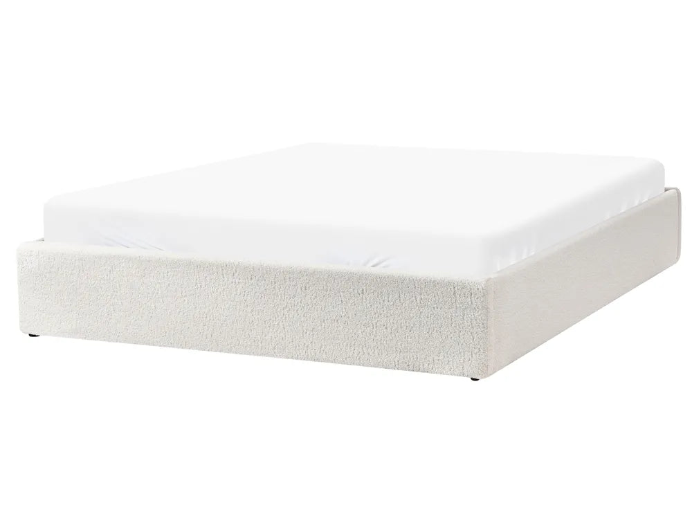White mattress on a white background