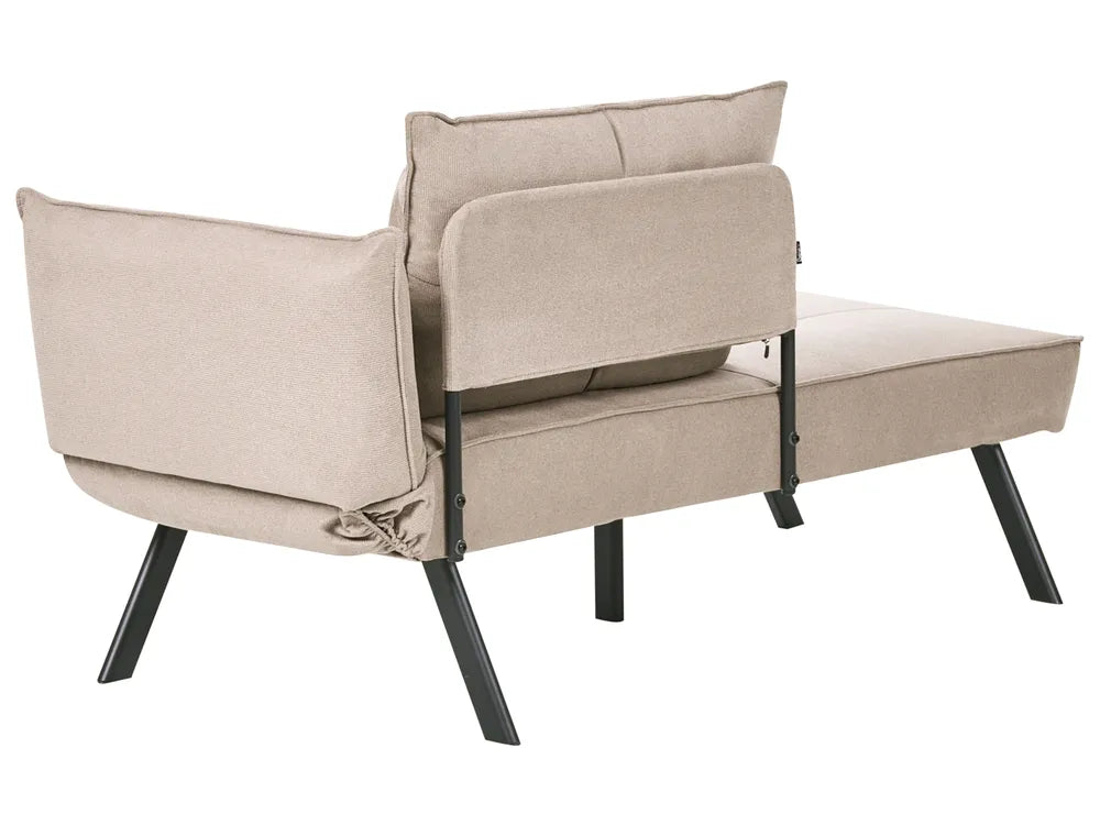 Right-Hand Chaise Lounge Fabric Taupe Brylle