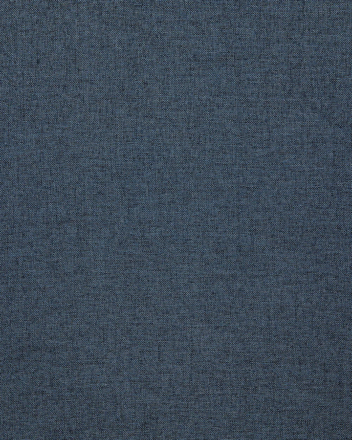 Set of 2 Dining Chairs Fabric Dark Blue Cassandra