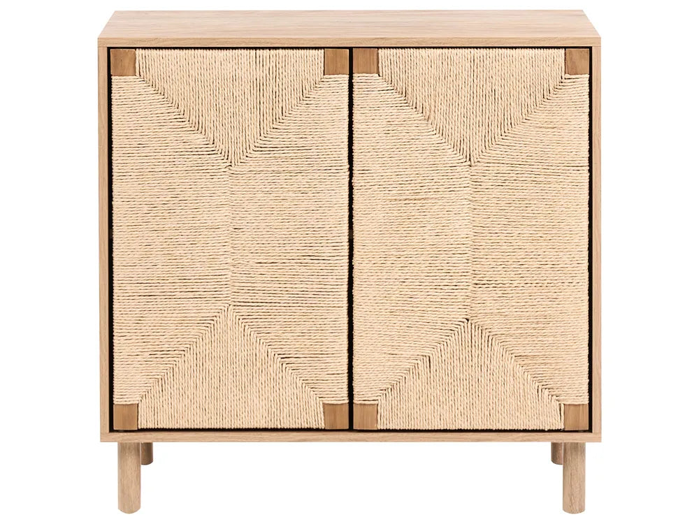 2 Door Sideboard Light Brown Ada