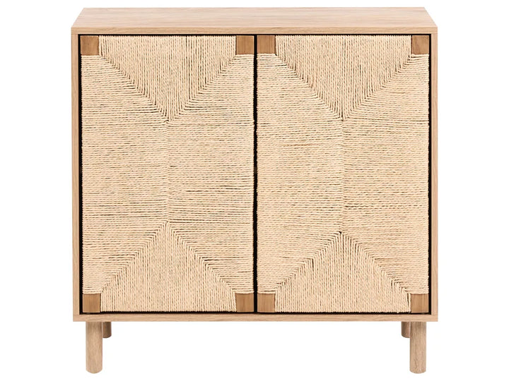 2 Door Sideboard Light Brown Ada